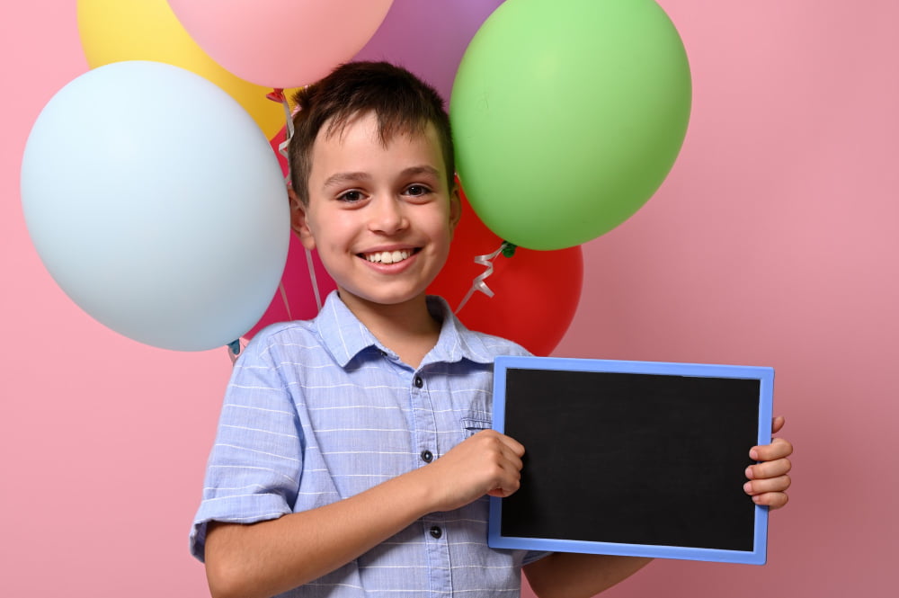 chalkboard balloons