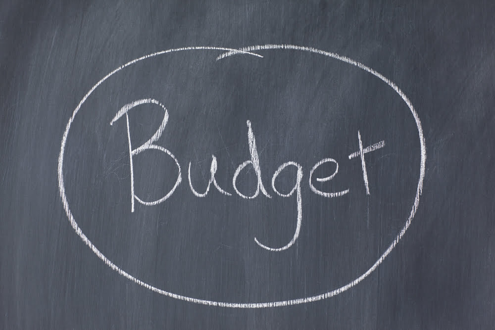 chalkboard budget