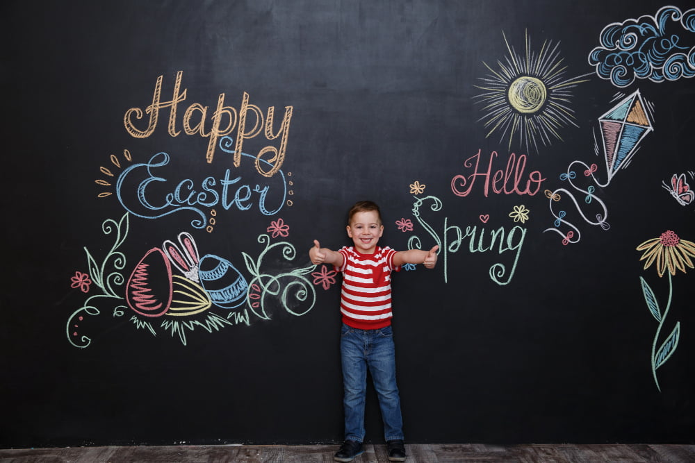 chalkboard child colors