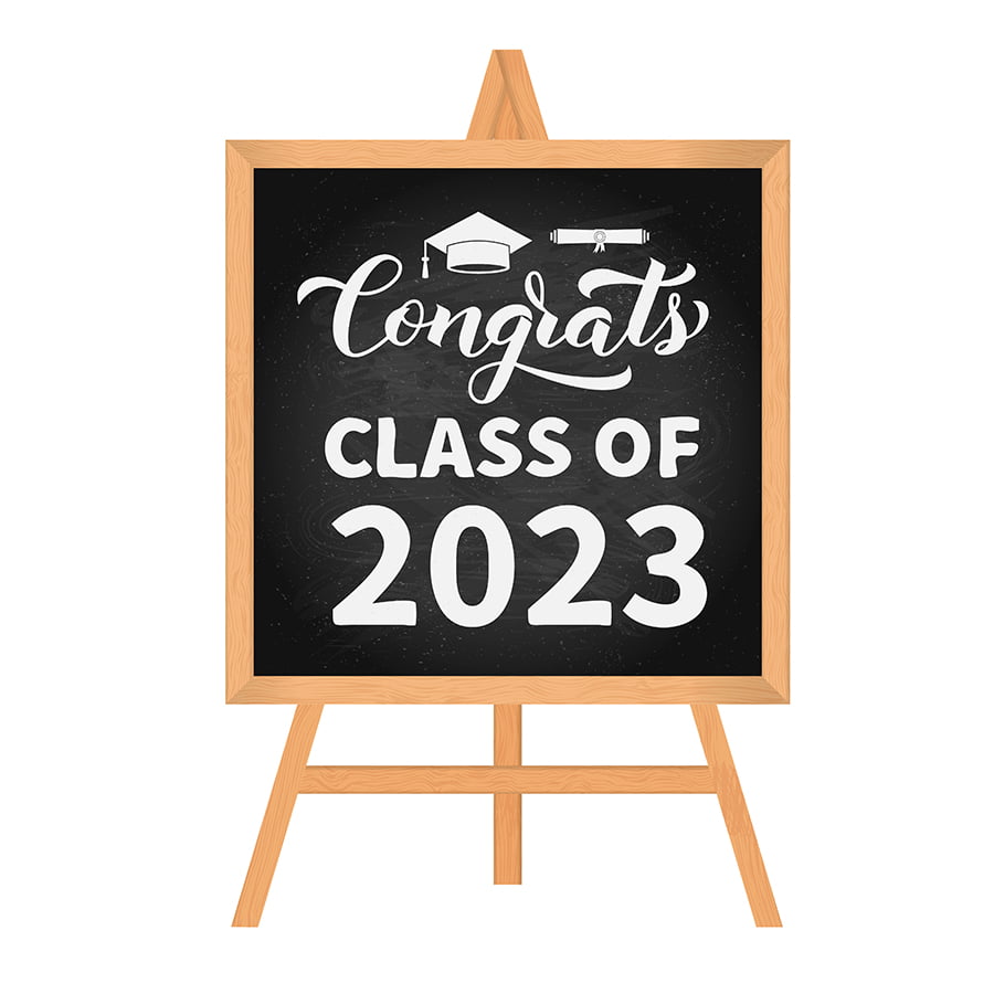 chalkboard congrats class of 2023