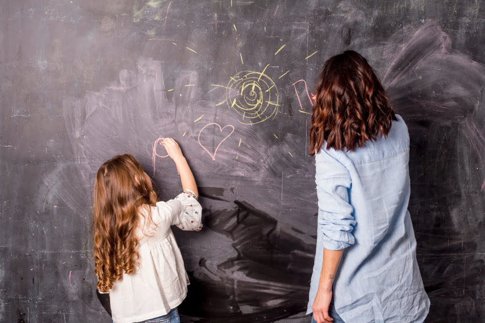 child chalkboard