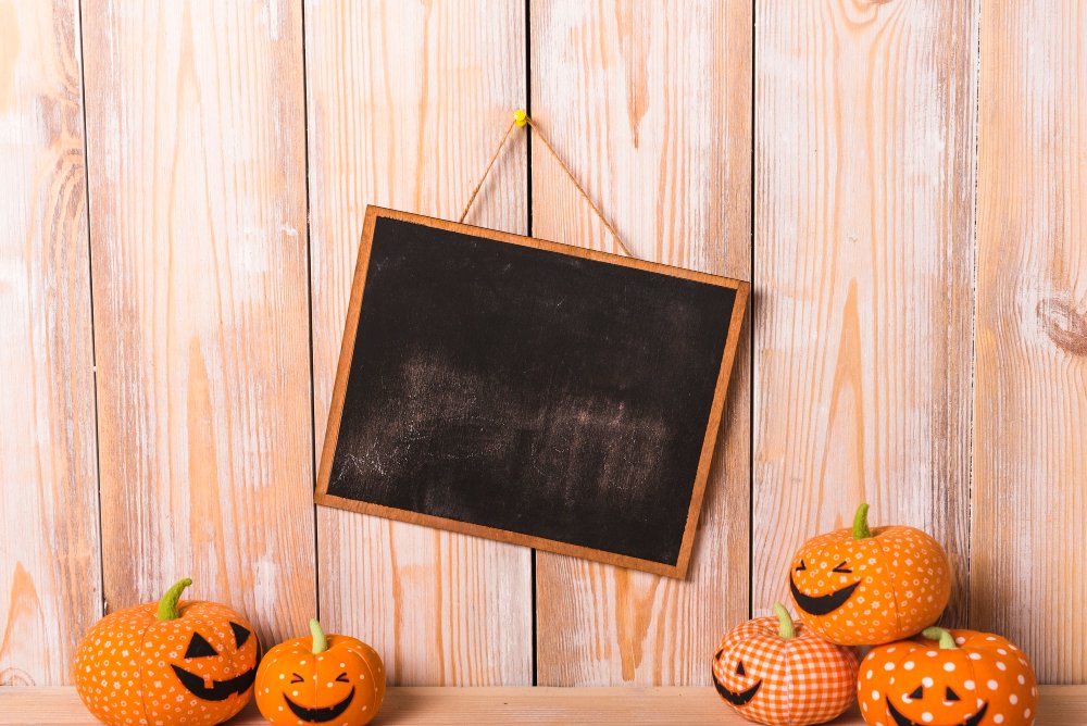 Chalkboard Classroom Pumpkin 