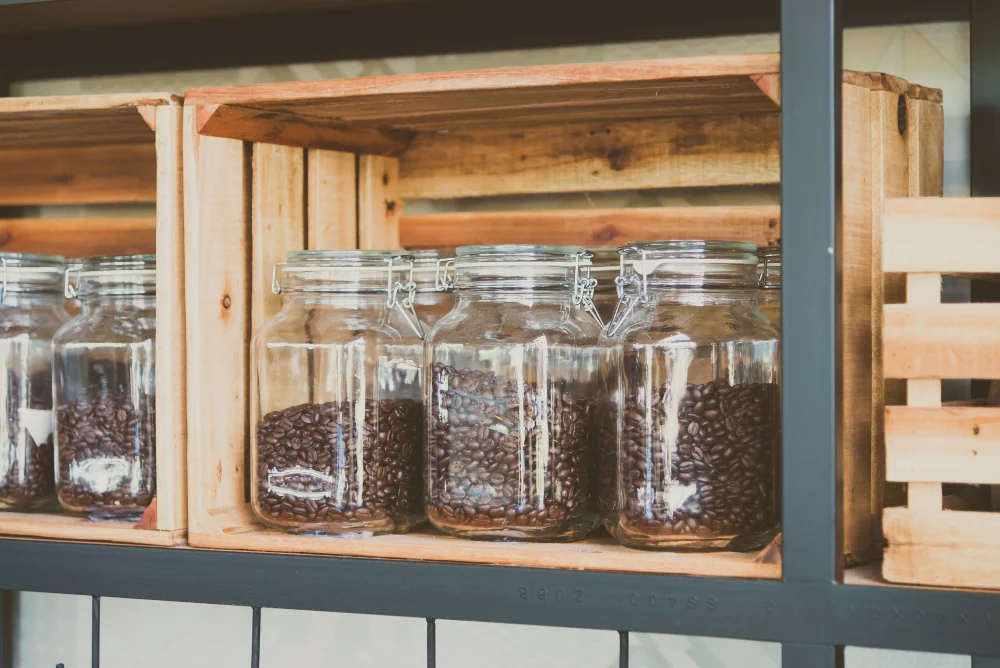 Coffee Station Bakers Rack