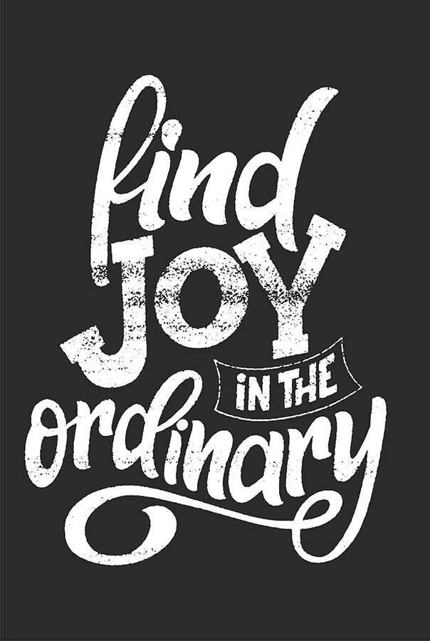 Find Joy in Simplicity Quote