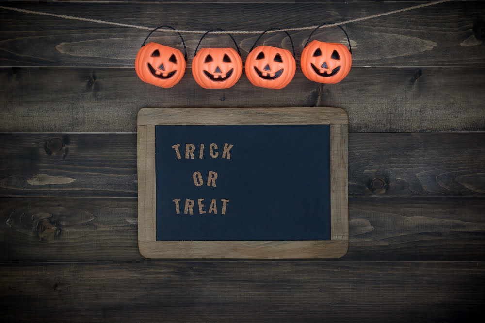 Hanging Chalkboard Pumpkins