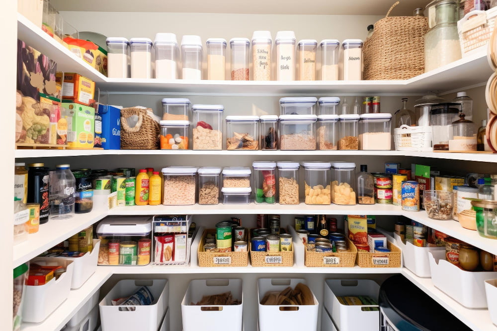 Kitchen Pantry Shelves