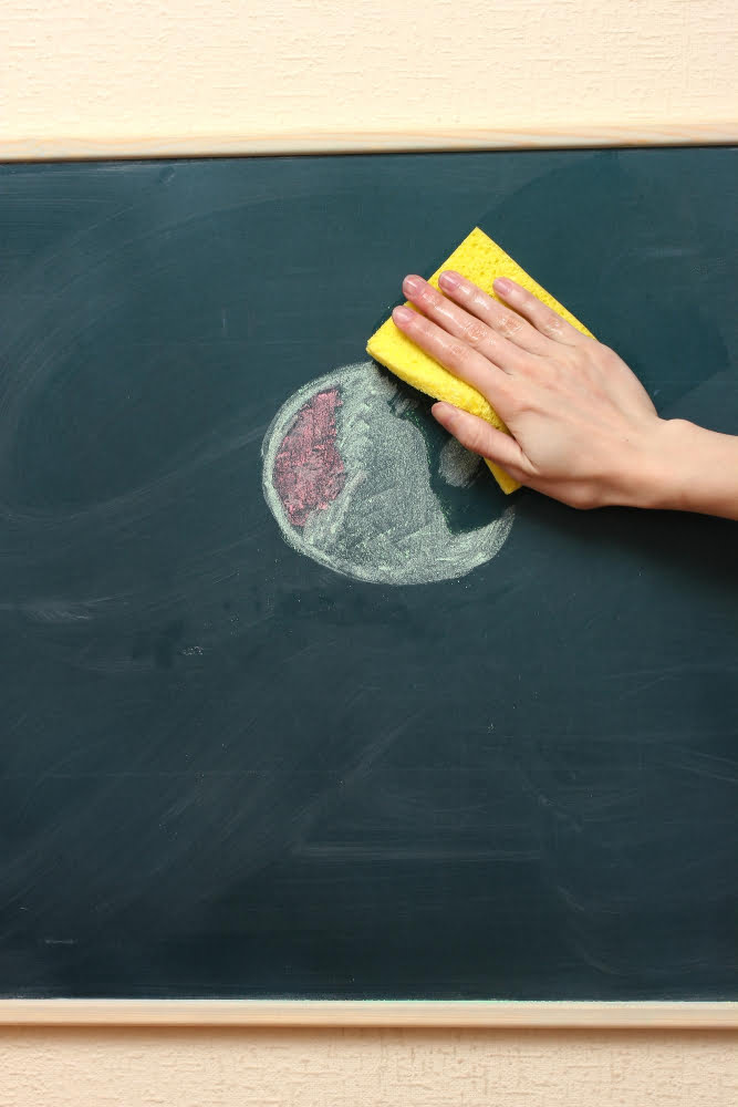 Remove Excess Chalk