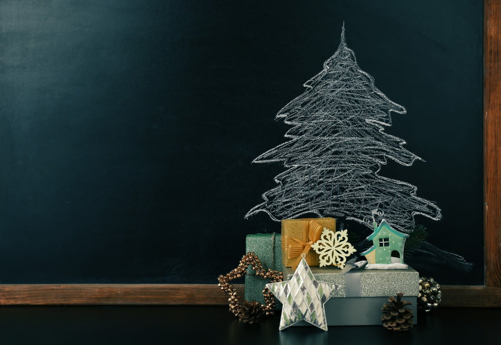 Rustic Chalkboard Tree