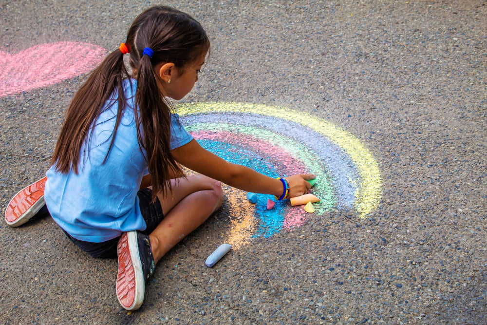 Comparing Sidewalk and Chalkboard Chalk