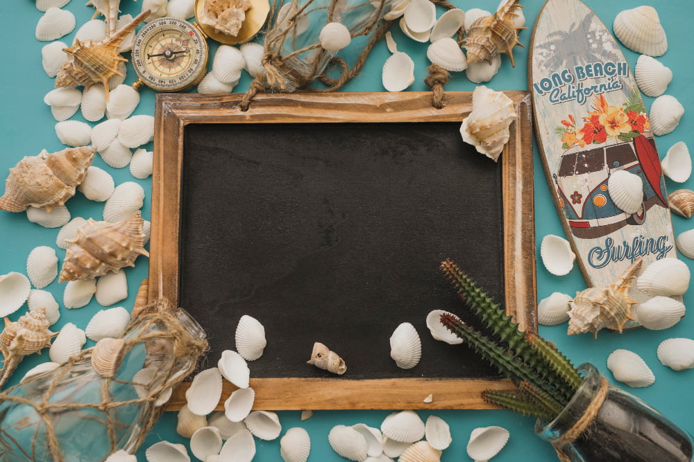 DIY Beach Decorations Chalk