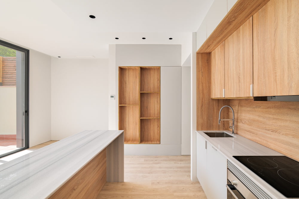 Empty Kitchen Pantry