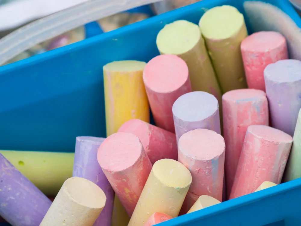 Pile of Sidewalk Chalk
