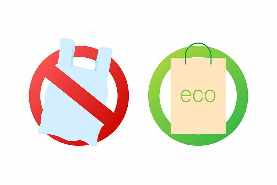 Reduce plastic use Eco