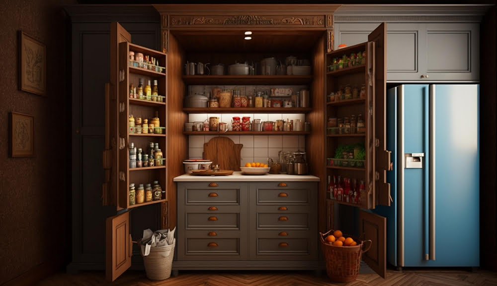 Vertical Space Kitchen Pantry