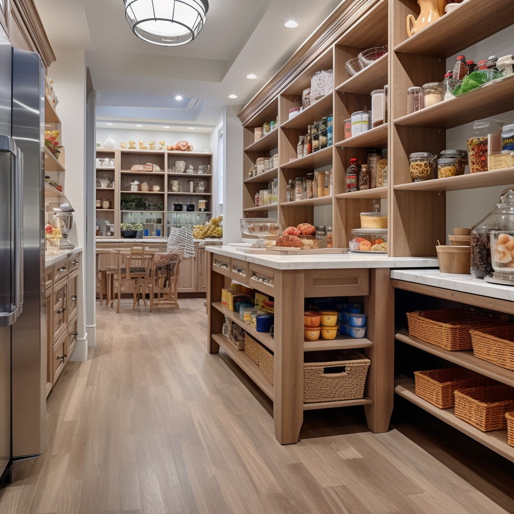 adding functional features to a walk in pantry