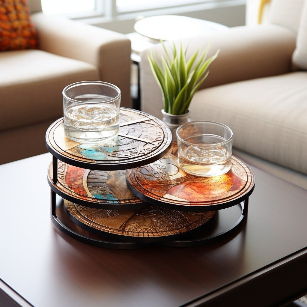 decorative coaster set