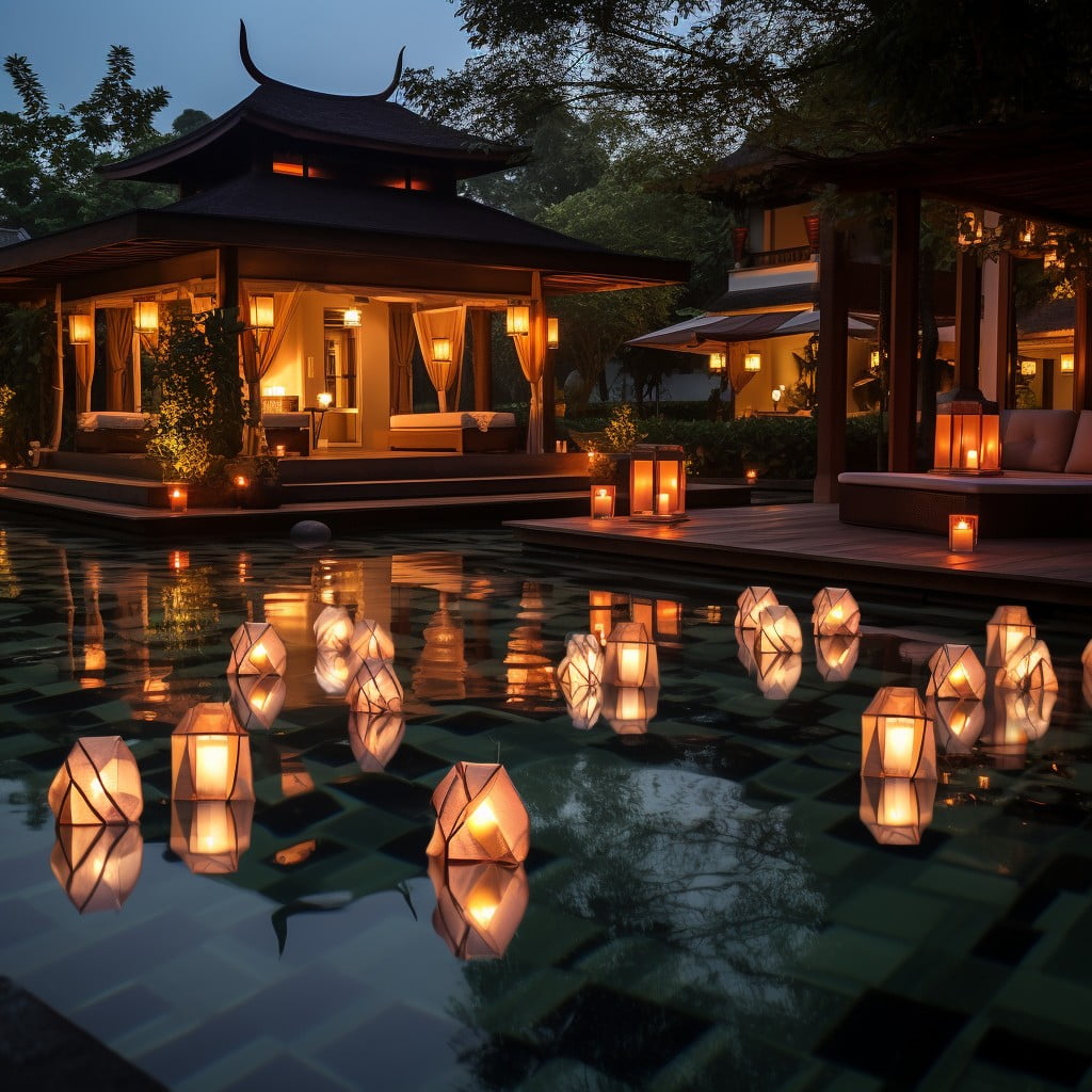 floating lanterns