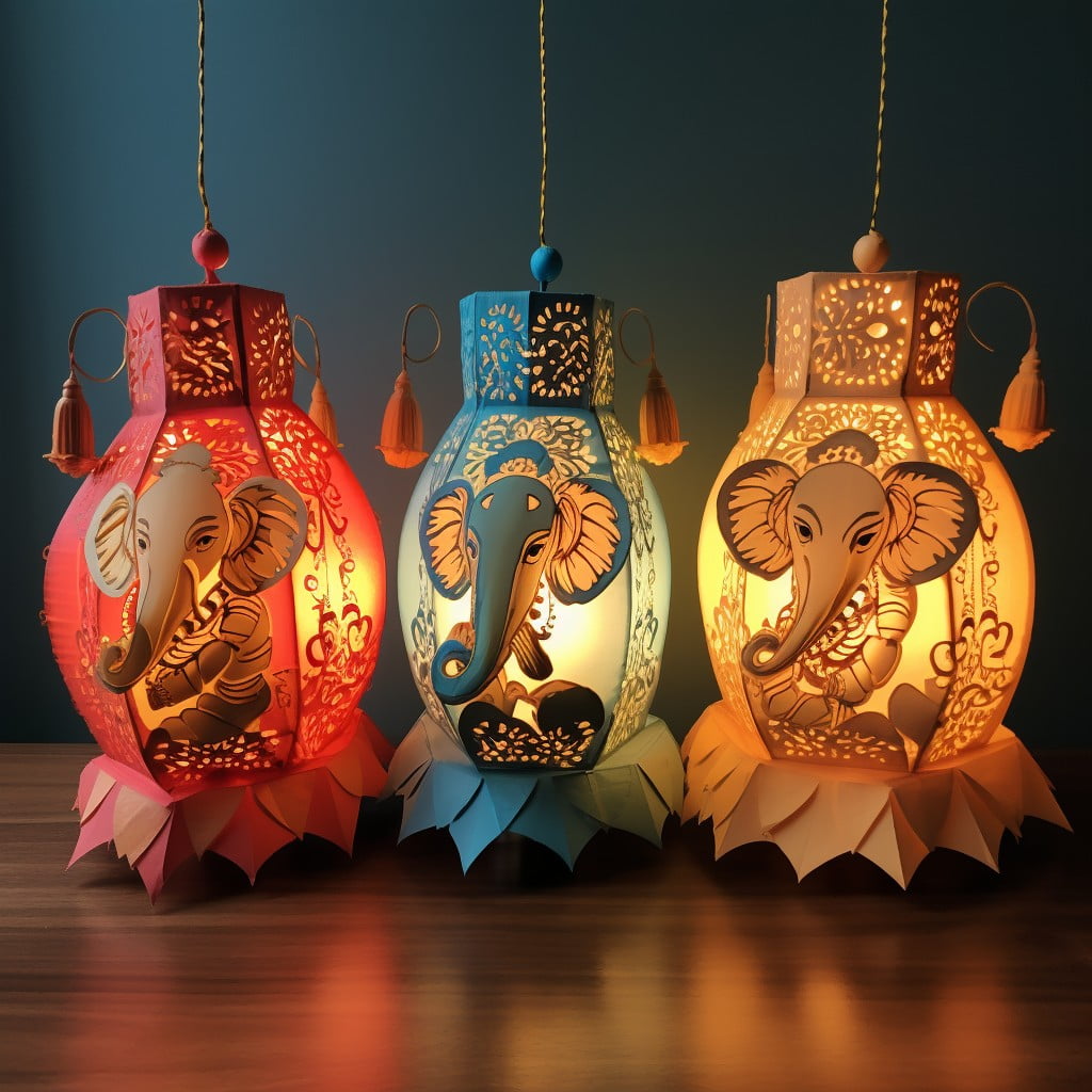 handmade paper lanterns