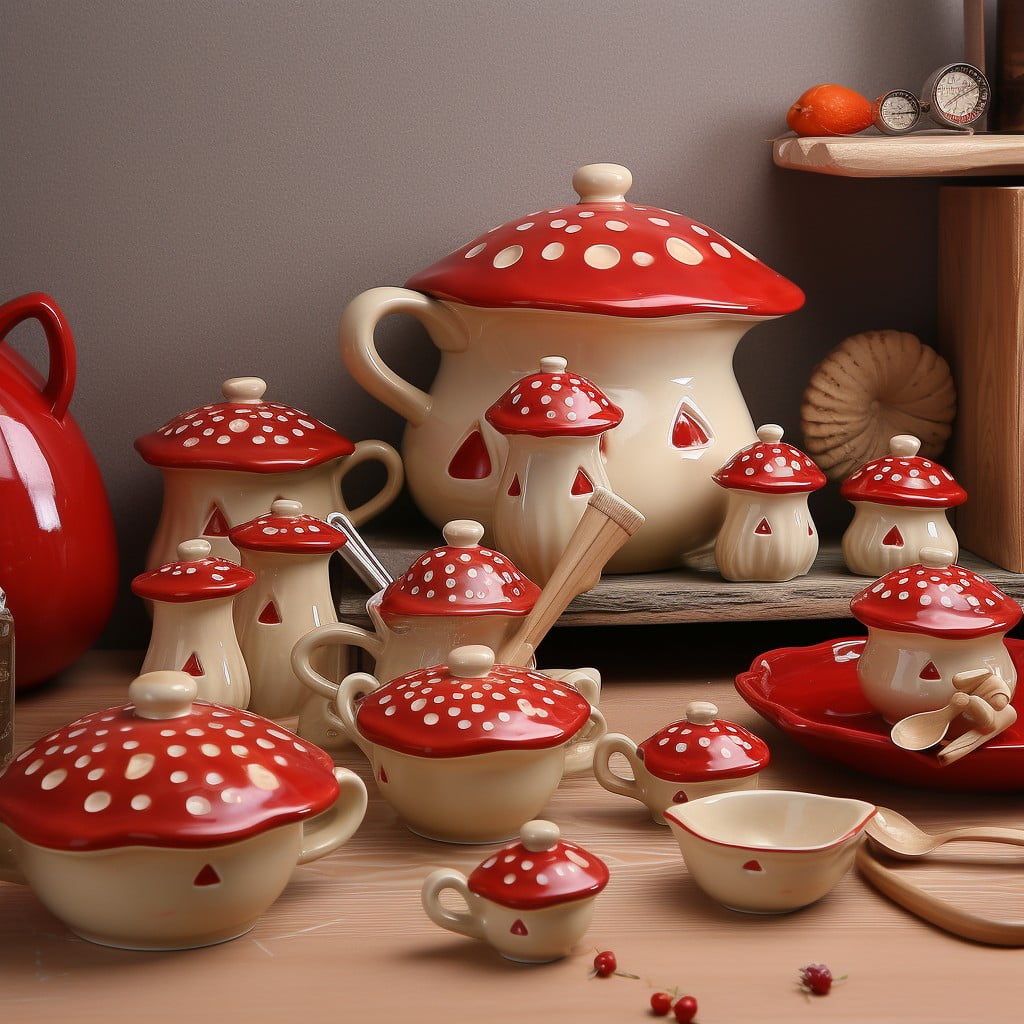 mushroom inspired kitchenware