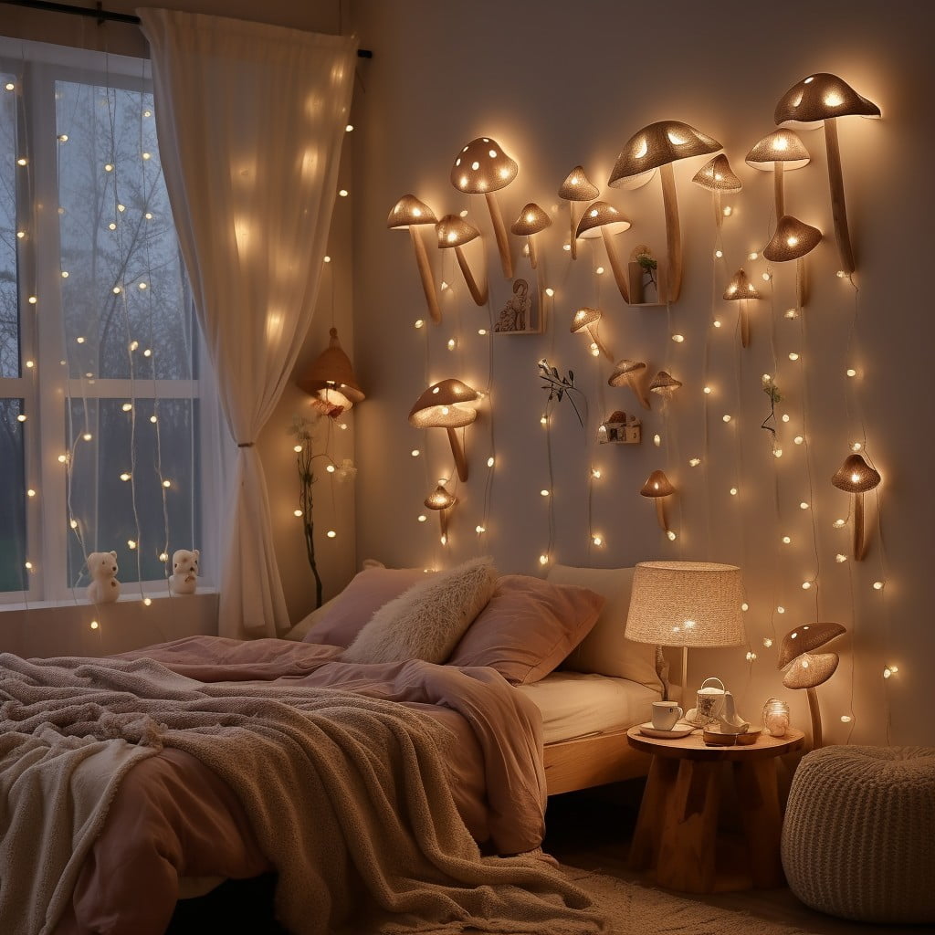 mushroom shaped fairy lights