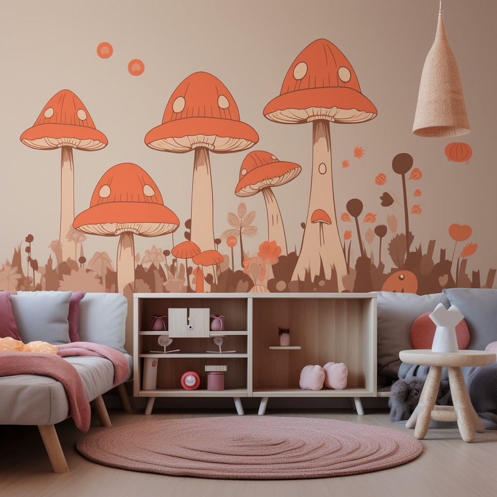 mushroom wall decals