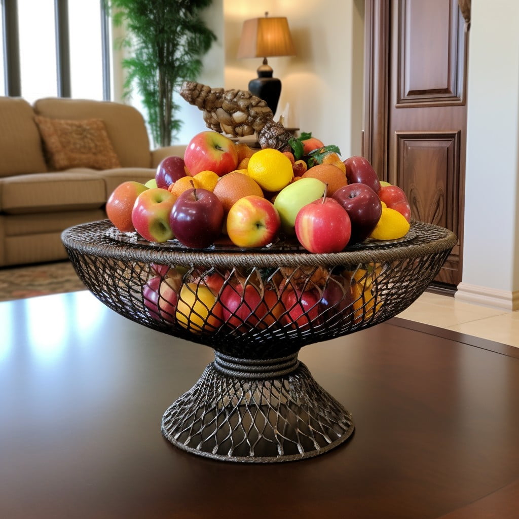 netted fruit bowl