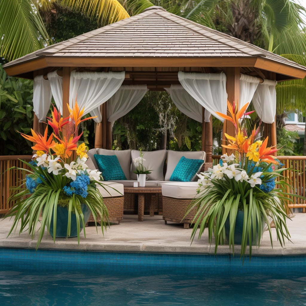 poolside gazebo