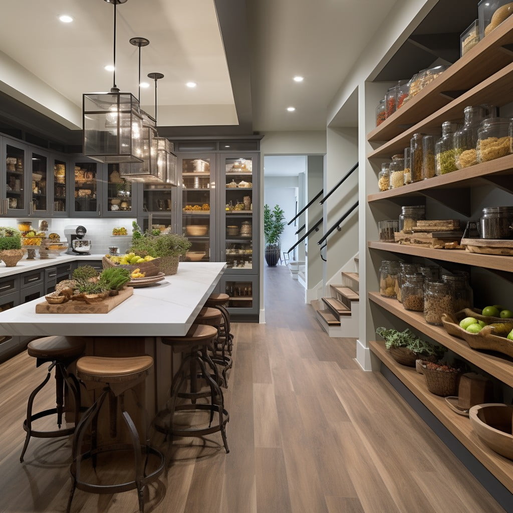 size considerations for adding a walk in pantry