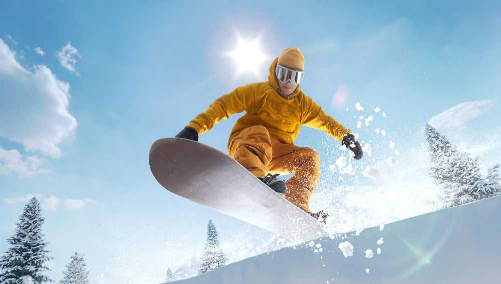 winter sports snowboarding