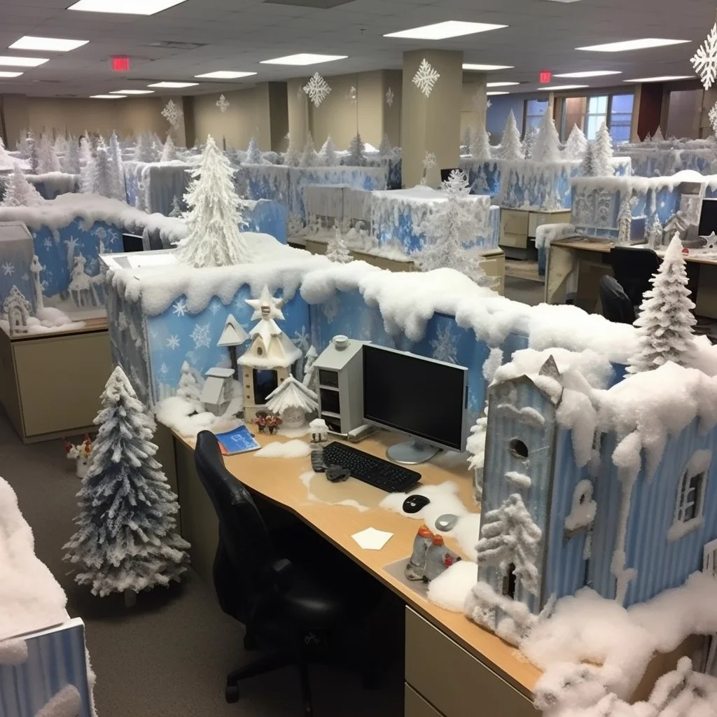 20 Office Christmas Decorating Contest
