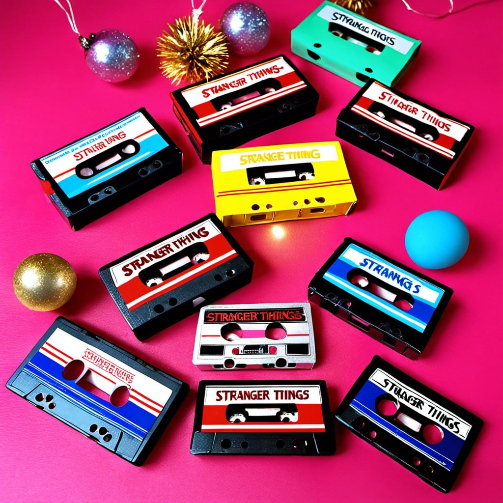 80s cassette tape decorations