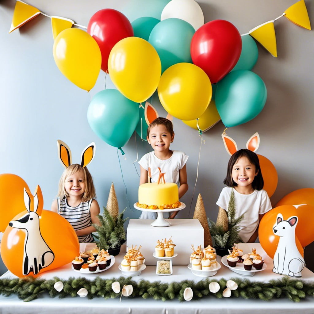 animal shaped balloons for childrens parties