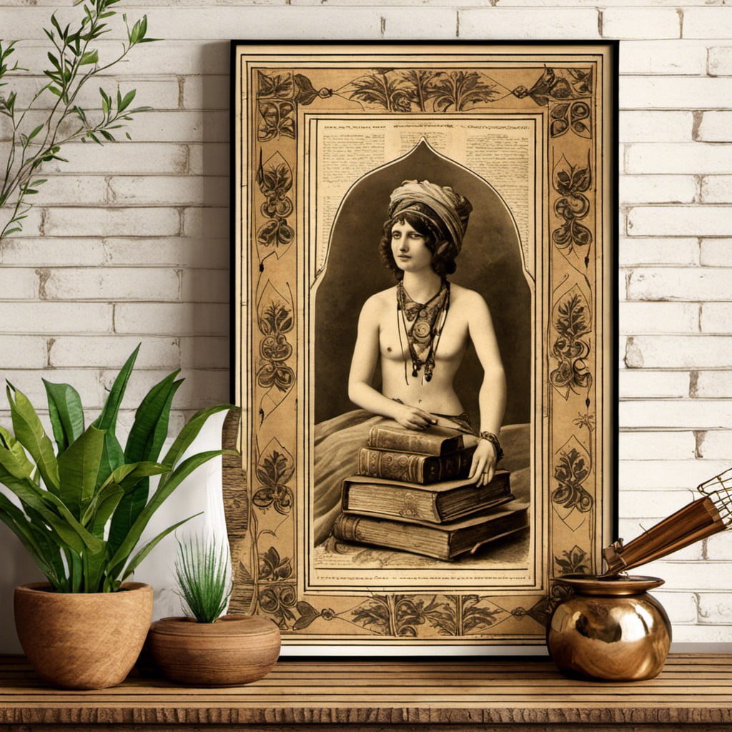 antique book artworks