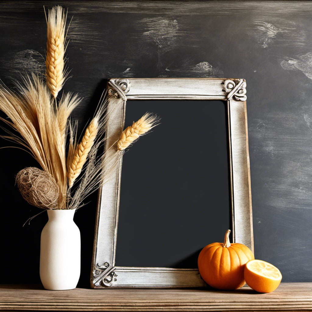 antiqued farmhouse chalkboard