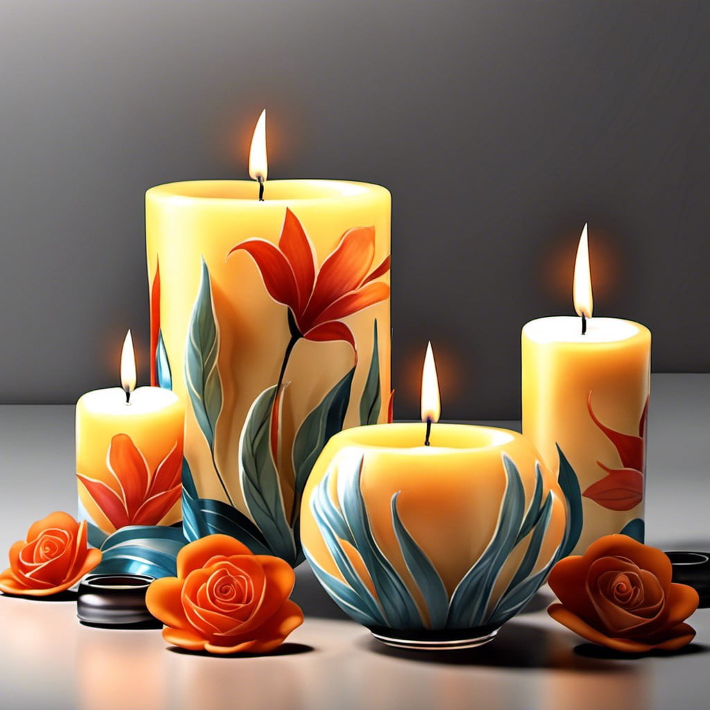 arrange floating candles