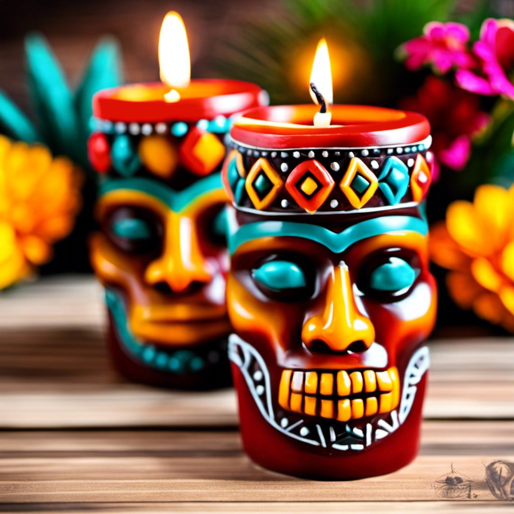 aztec themed candles