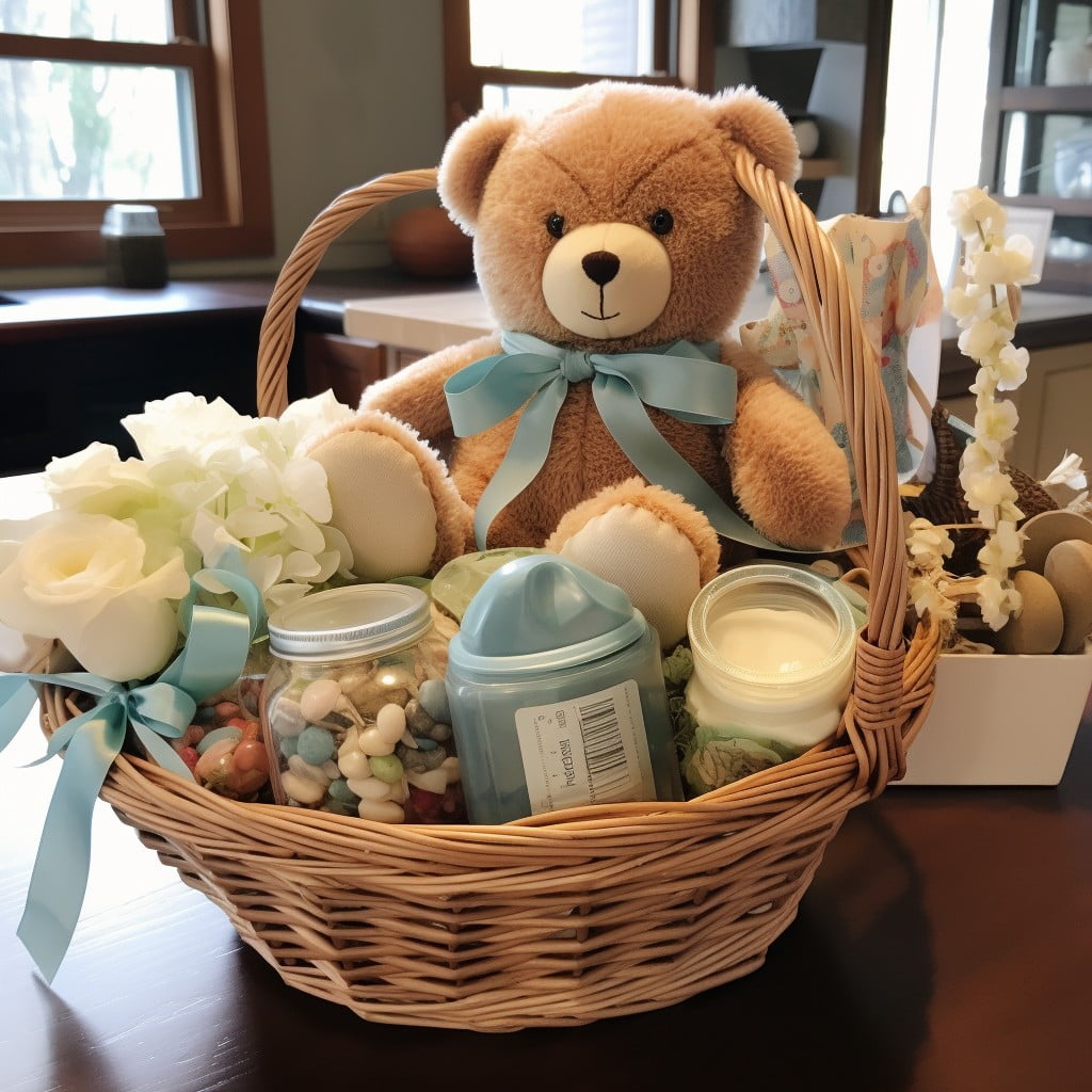 baby shower themed basket