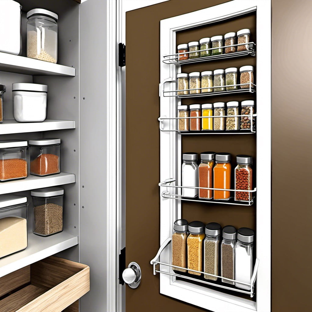 20 Creative DIY Pantry Door Spice Rack Ideas: Simple Storage Solutions