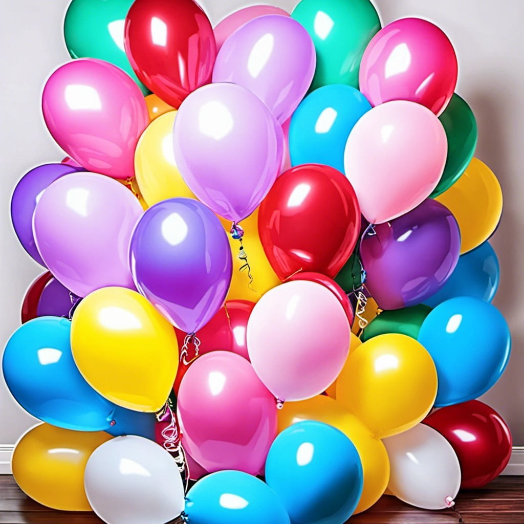 balloon bouquets in varying sizes
