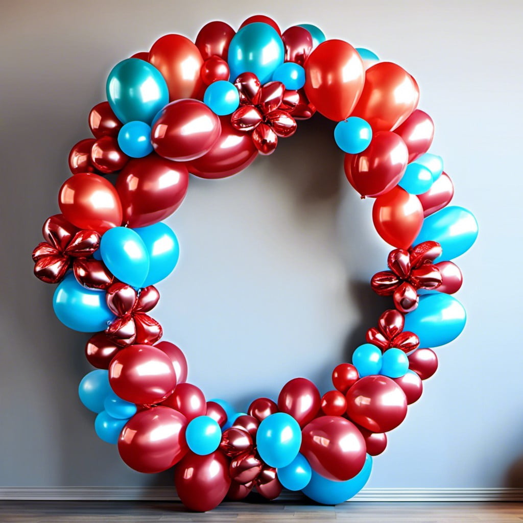 balloon wreaths for decorations