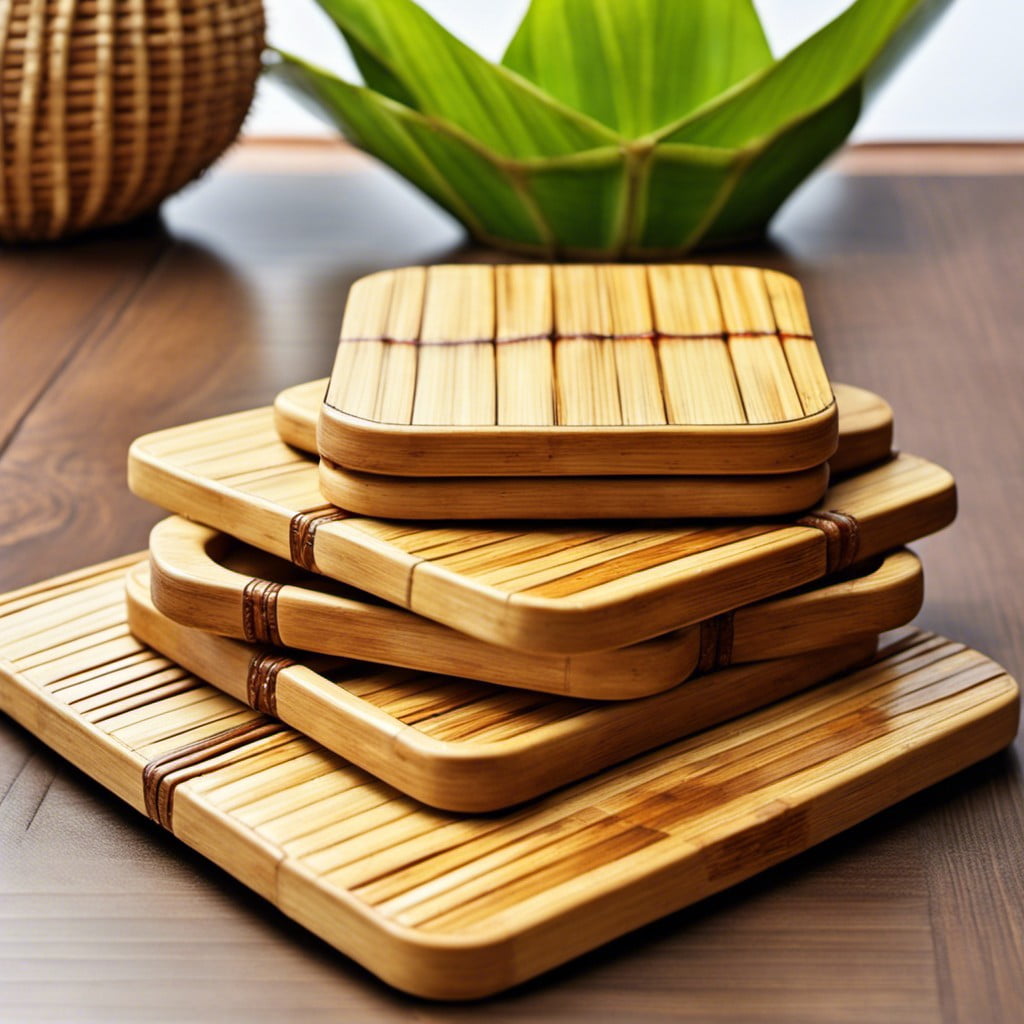 bamboo coasters