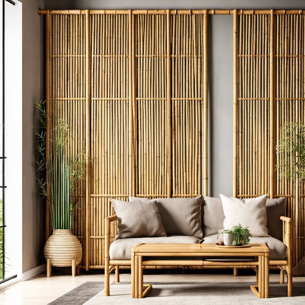 bamboo room dividers