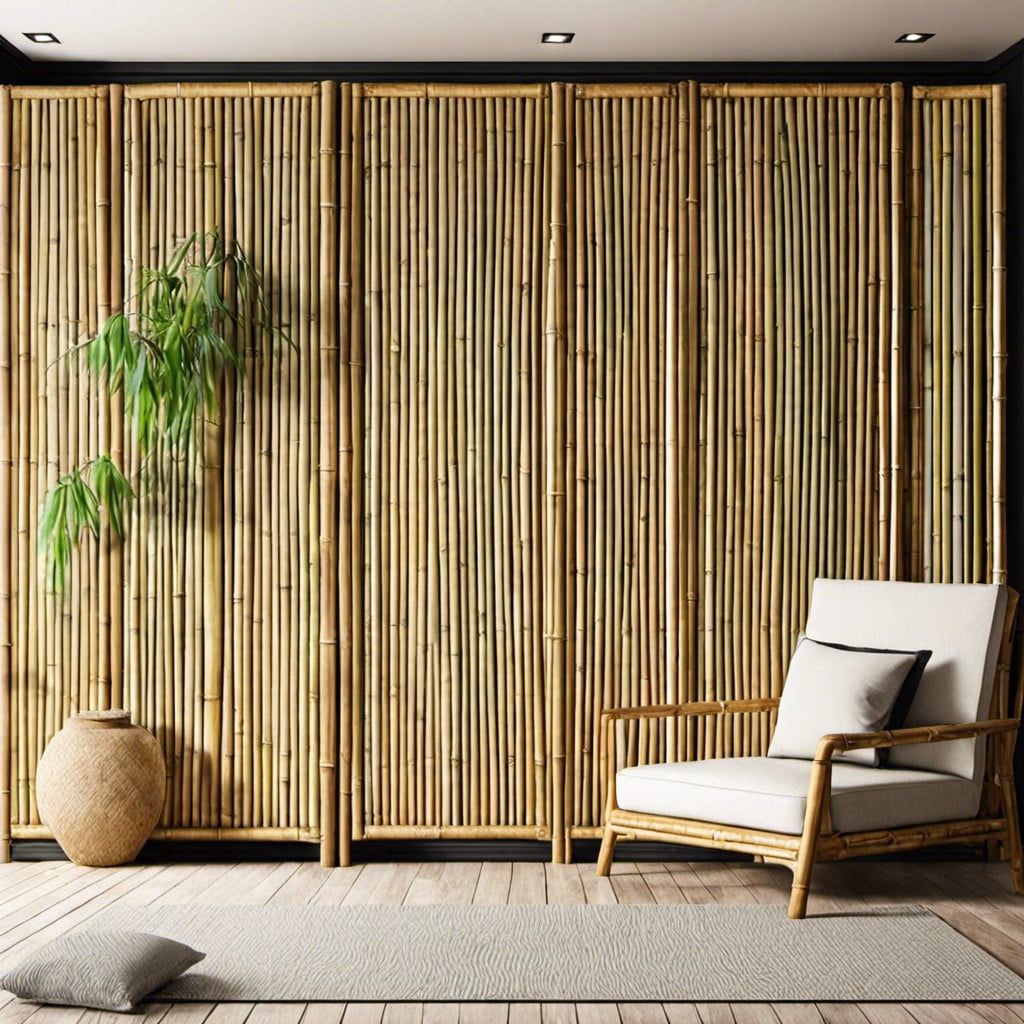 bamboo room screens