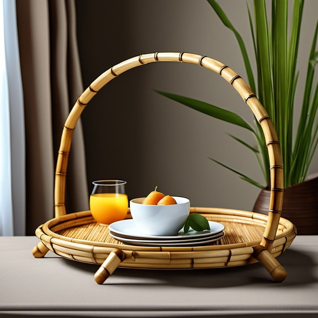 bamboo serving trays