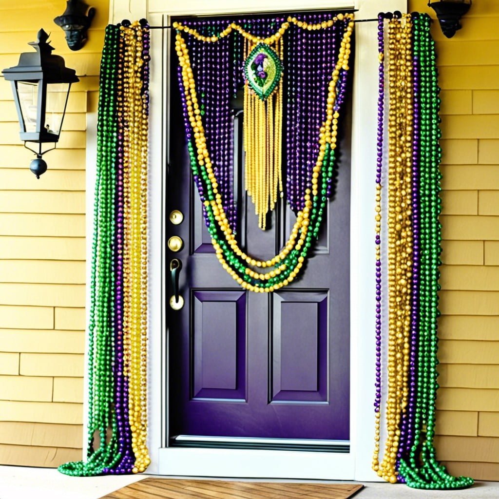 bead curtain door decor