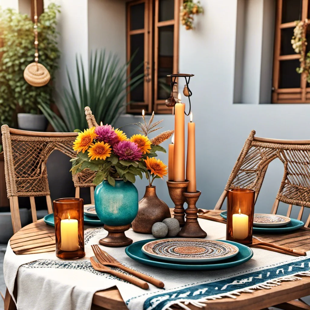 bohemian style tablecloth