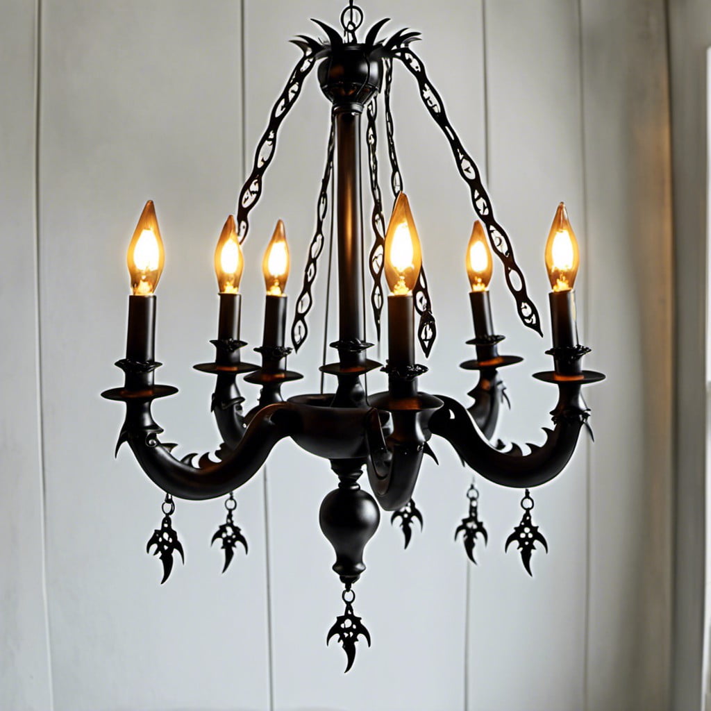 bone chandelier