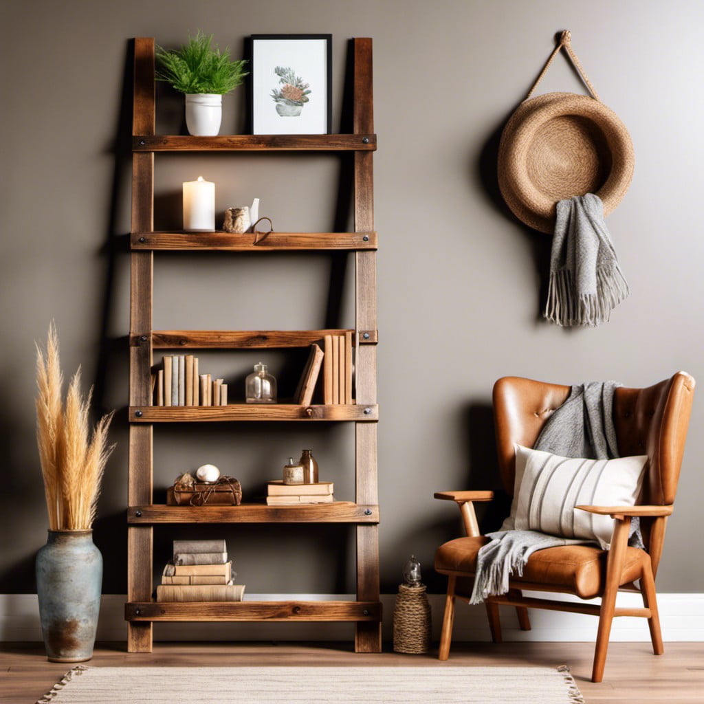 bookshelf ladder