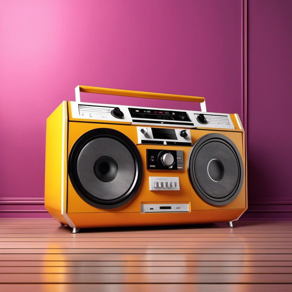 boombox music player