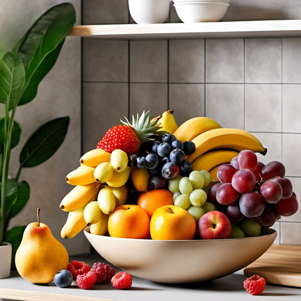 bowl of colorful fruit